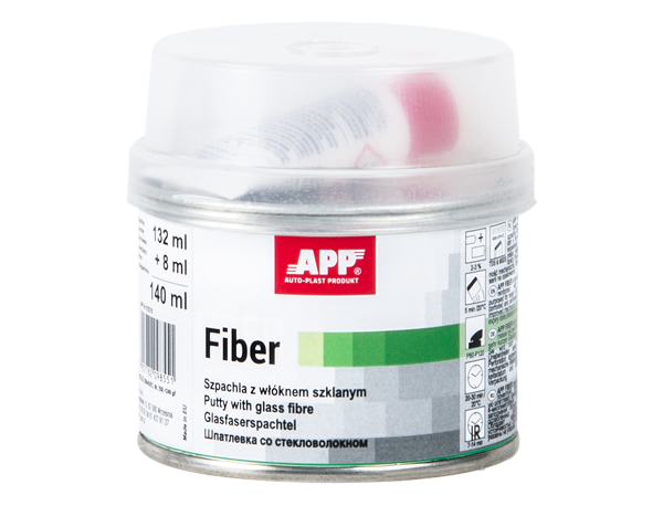 APP Fiber Szpachla z włóknem szklanym | z utwardzaczem | 140 ml