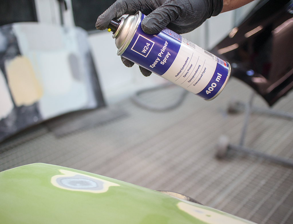 W24 Epoxy Primer - Podkład Epoksydowy w Sprayu | Kolor jasnoszary | 400ml