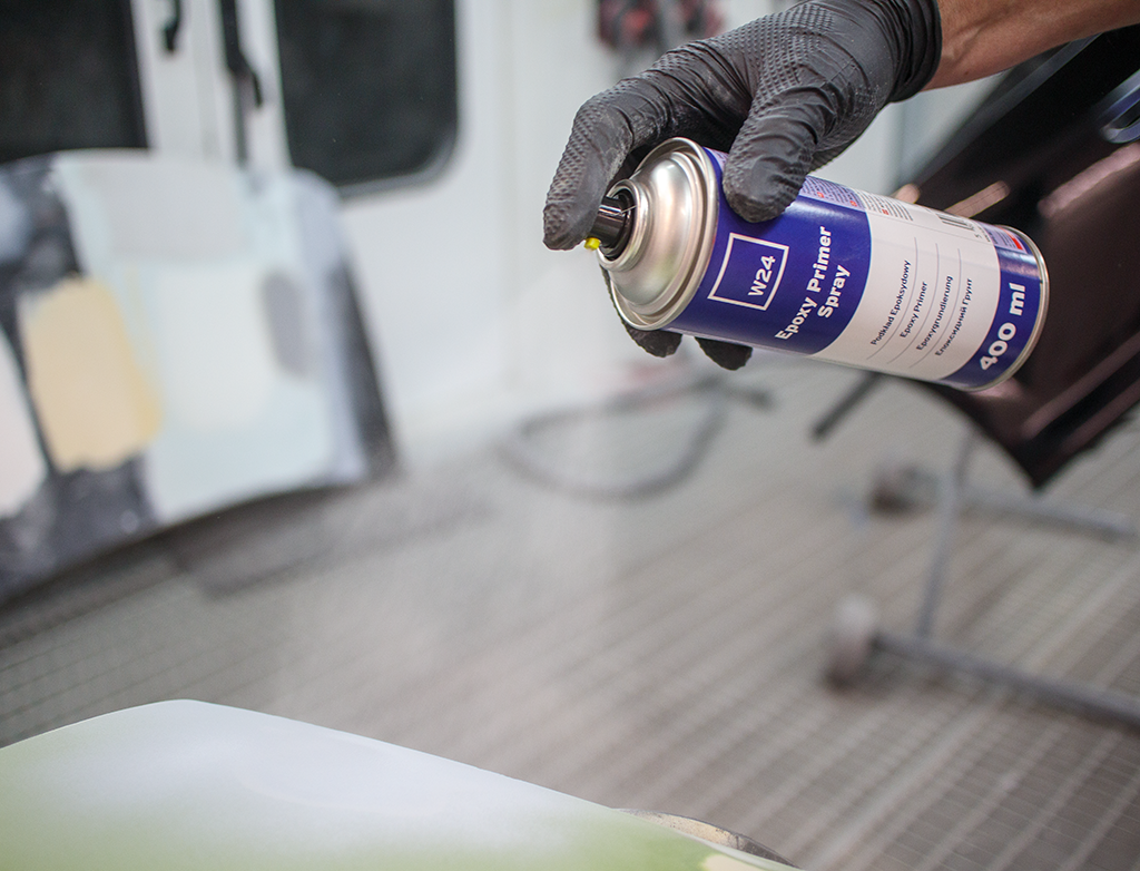 W24 Epoxy Primer - Podkład Epoksydowy w Sprayu | Kolor jasnoszary | 400ml